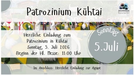 Patrozinium in Kühtai – Herzliche Einladung